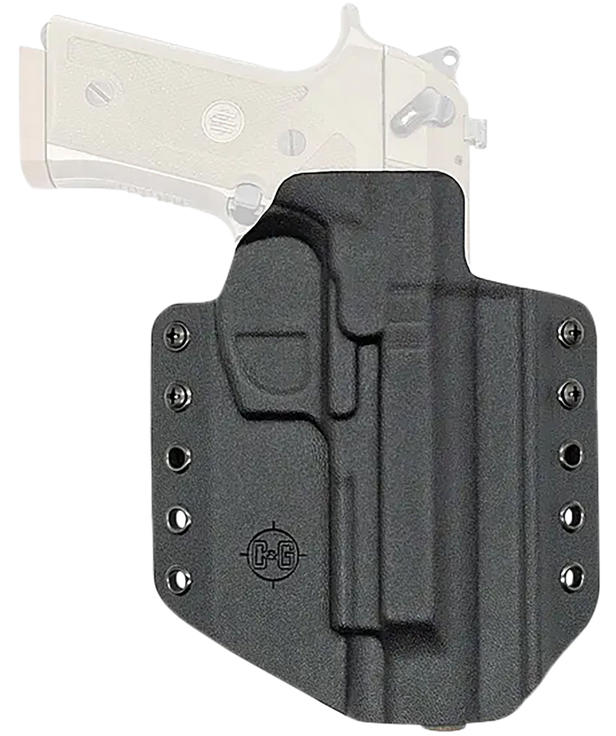 C&G Holsters 2750100 OWB Covert Kydex Belt Loop Holster Beretta M9A3/M9A4 RH