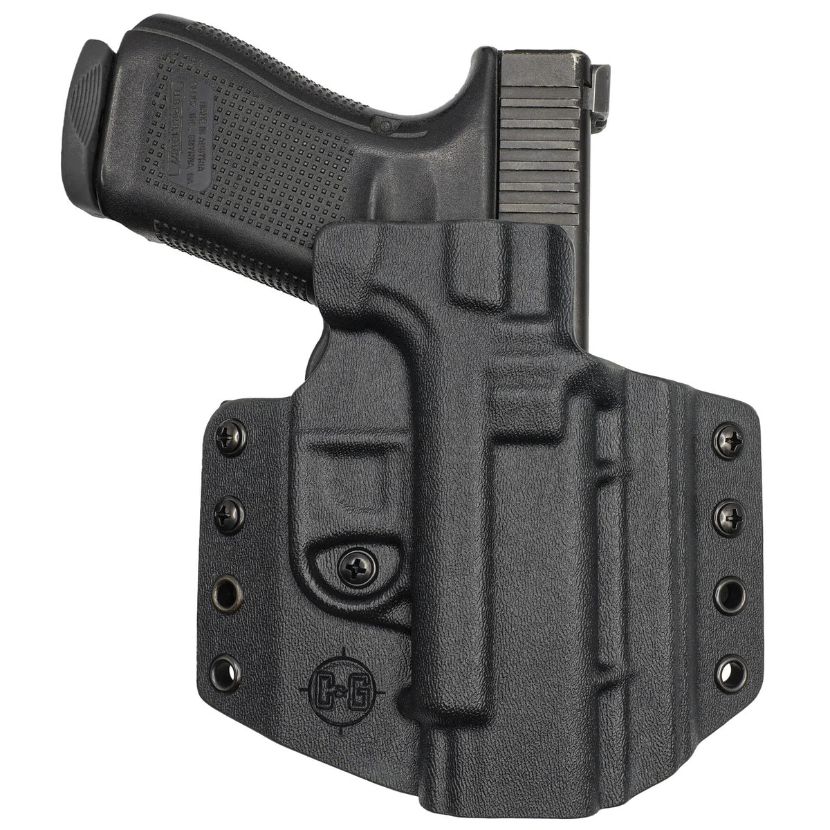 C&G Holsters 1850100 OWB Covert Kydex Belt Loop Holster 1911 Government 5"