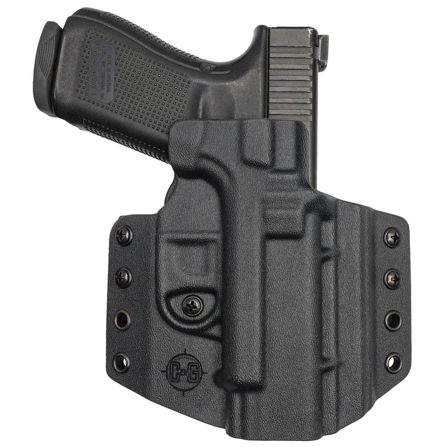 C&G Holsters 1850100 OWB Covert Kydex Belt Loop Holster 1911 Government 5"