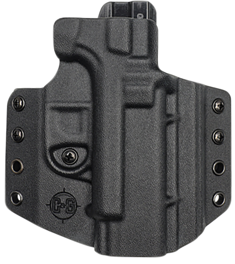 C&G Holsters 0006100 OWB Covert Kydex Belt Loop Holster Glock 19/23/45