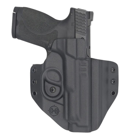 C&G Holsters 0566100 OWB Covert Kydex Belt Loop Holster S&W M&P 9/40 4.25"