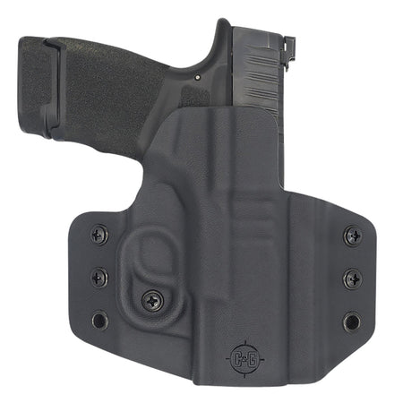C&G Holsters Covert OWB Black Kydex Holster for Springfield Hellcat Belt Loop RH