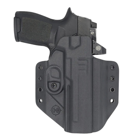 C&G Holsters Covert OWB Black Kydex Holster for Sig P320 M17/X5 Belt Loop RH