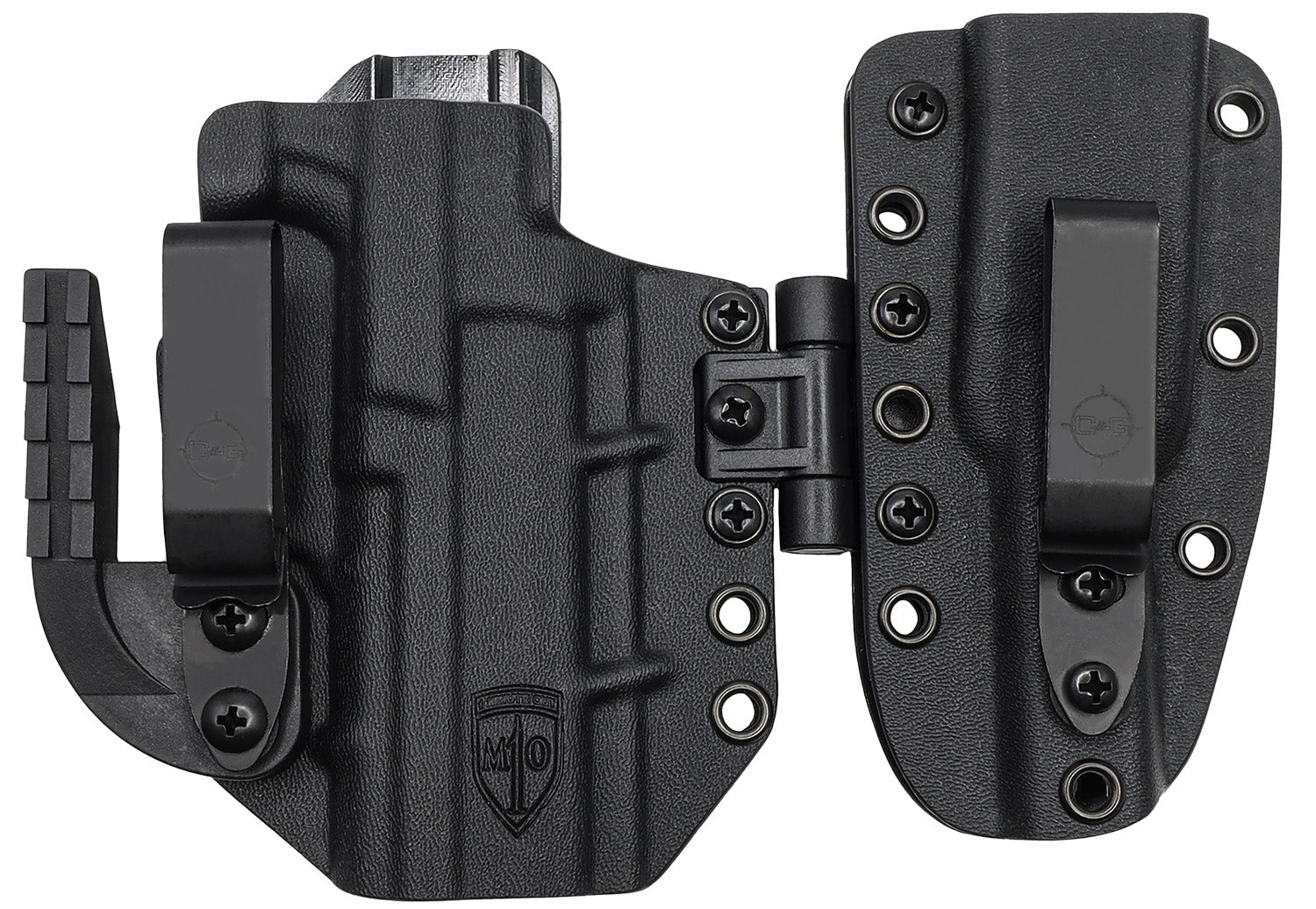 C&G Holsters MOD 1 IWB Black Kydex Holster System Sig P365/XL Belt Clip RH