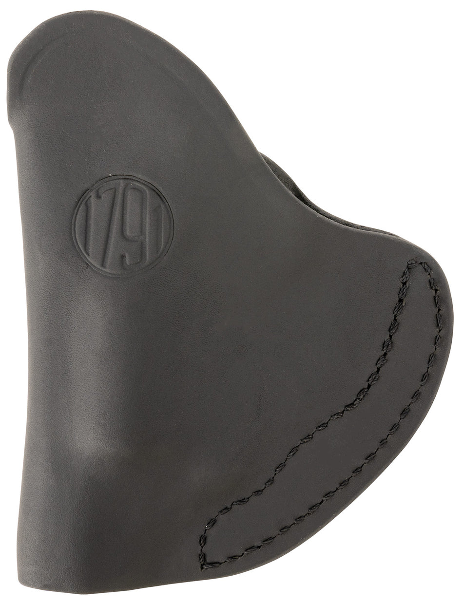 1791 Gunleather RVHIWB1TSBLR RVH IWB Tuckable Size 01 Black Leather Right Hand Fits Ruger LCR S&W J-Frame