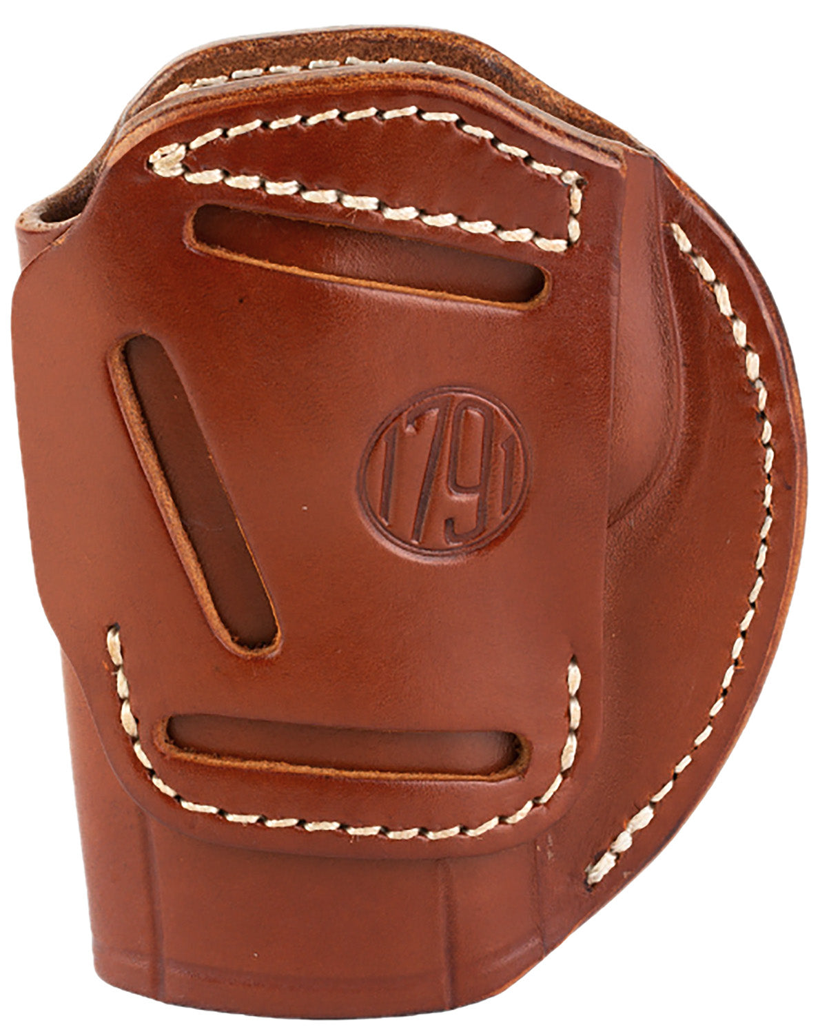 1791 Gunleather 3WH6CBRA 3-Way Concealment Holster Size 06 Classic Brown Leather Belt Loop Ambidextrous