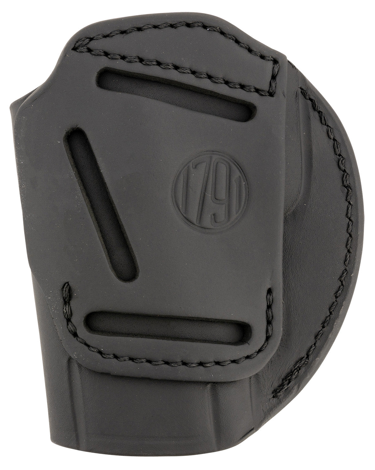 1791 Gunleather 3WH6SBLA 3-Way Concealment Holster Size 06 Stealth Black Leather Belt Loop Ambidextrous