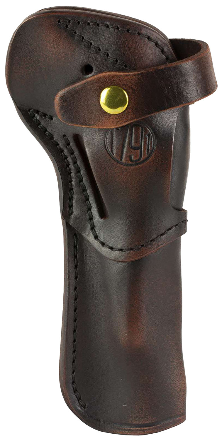 1791 Gunleather SARVH65VTGA SA 6.5" Open Carry Vintage Leather Belt Holster - Ambi Fits Ruger Single Six/Heritage Rough Rider