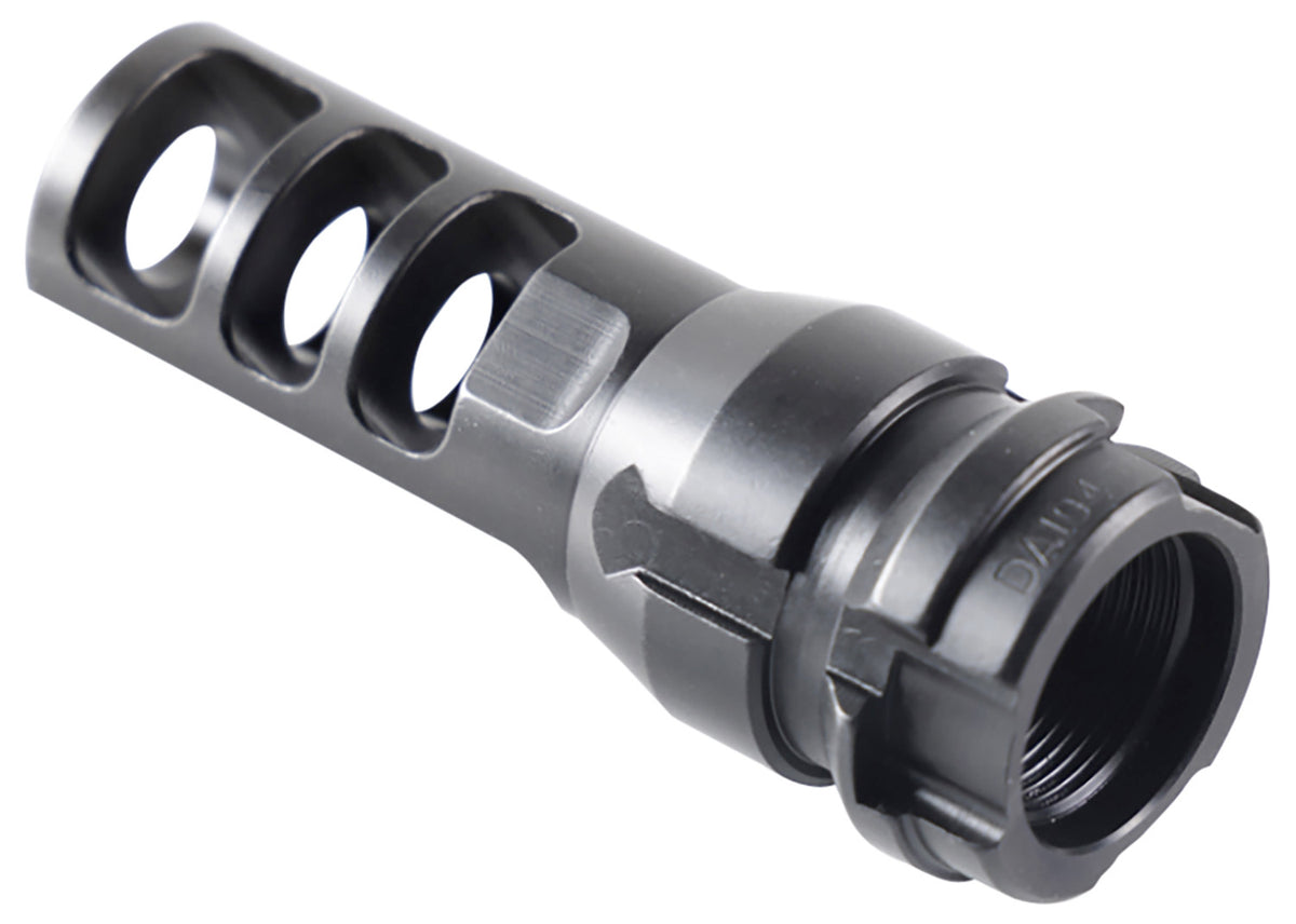 Dead Air DA102 KeyMount Muzzle Brake 5/8"-24 Threads Black Steel 2.60" OAL