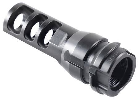Dead Air DA102 KeyMount Muzzle Brake 5/8"-24 Threads Black Steel 2.60" OAL