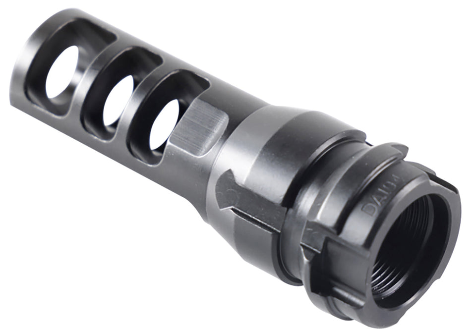 Dead Air DA102 KeyMount Muzzle Brake 5/8"-24 Threads Black Steel 2.60" OAL