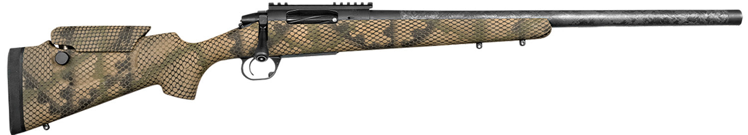 Proof Research 135839 Tundra TI 6.5 PRC 4+1 24" Threaded Carbon Fiber Wrapped, Black Titanium Action, TFDE Fixed w/Adjustable Cheek Rest Stock, TriggerTech Trigger