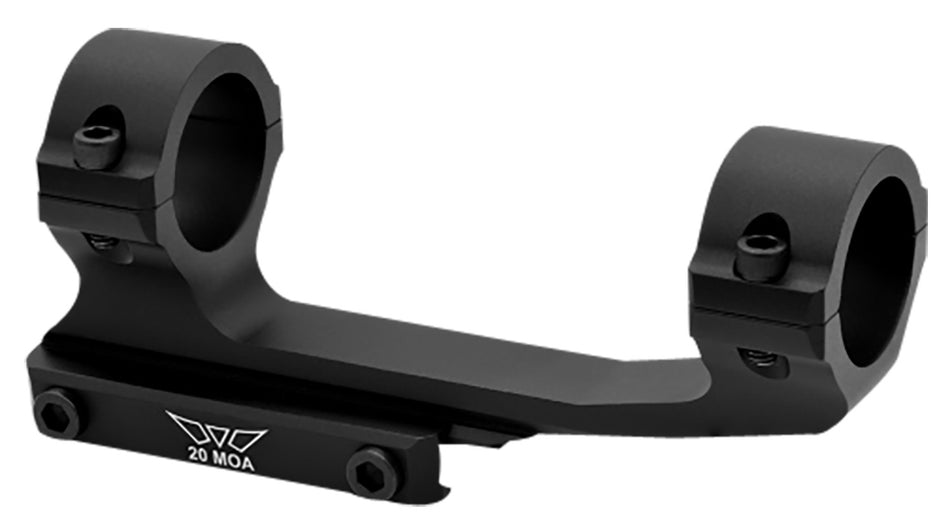 Warne V4011M 1" 20 MOA Cantilever MSR Scope Mount/Ring Combo Matte Black