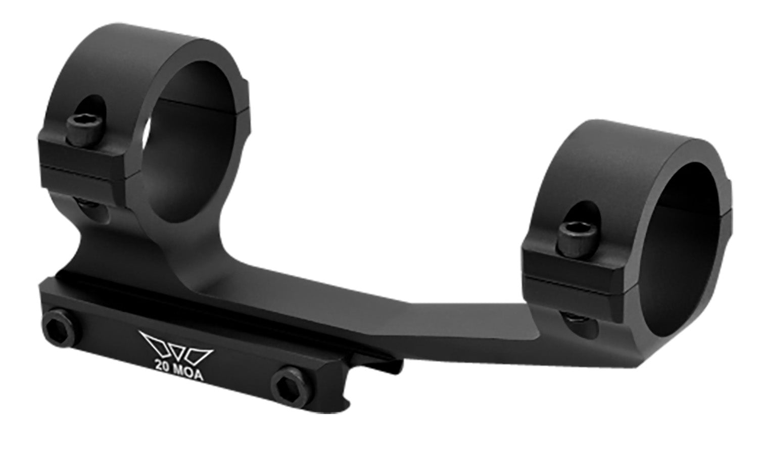 Warne V4012M 30mm 20 MOA Cantilever MSR Scope Mount/Ring Combo Matte Black