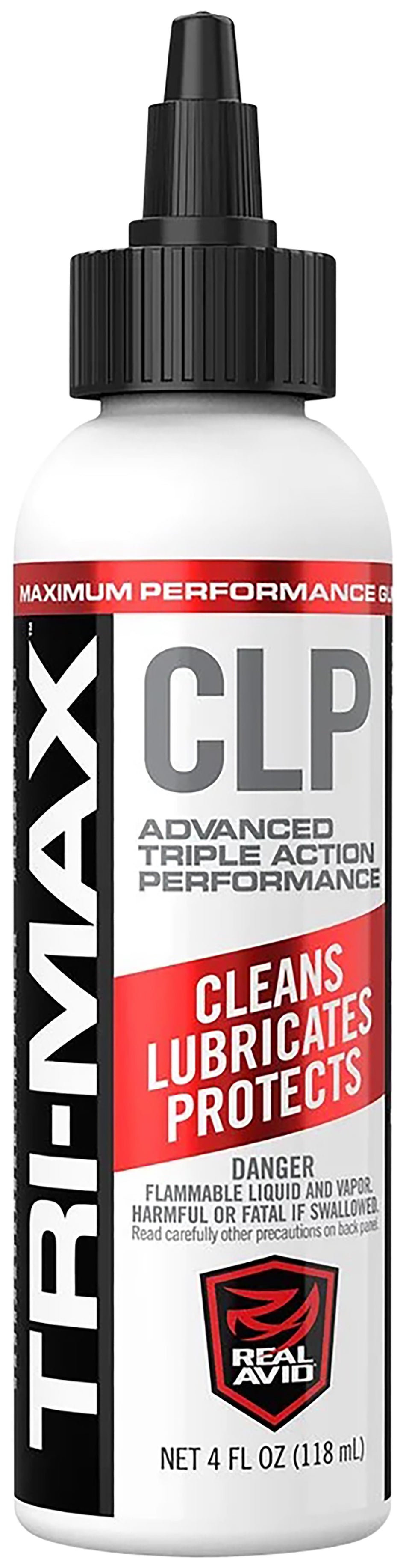 Real Avid AVCLP4L Tri-Max CLP 4 oz Squeeze Bottle Cleans Lubricates Protects