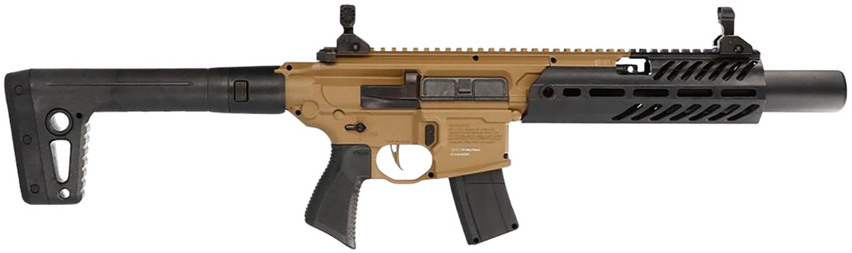 Sig Sauer Airguns MCX Rattler Canebrake CO2 .177 Cal Pellet 30-Round FDE