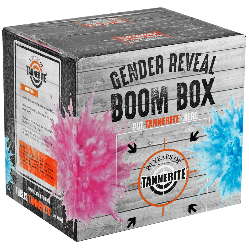 Tannerite 1 Pound Blue Gender Reveal Binary Target with 10 lbs Color Blaze Powder