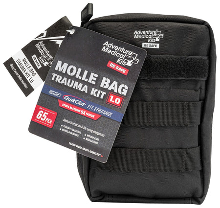 AMK MOLLE Bag Trauma Kit 1.0 Tactical Field First Aid Kit - Black