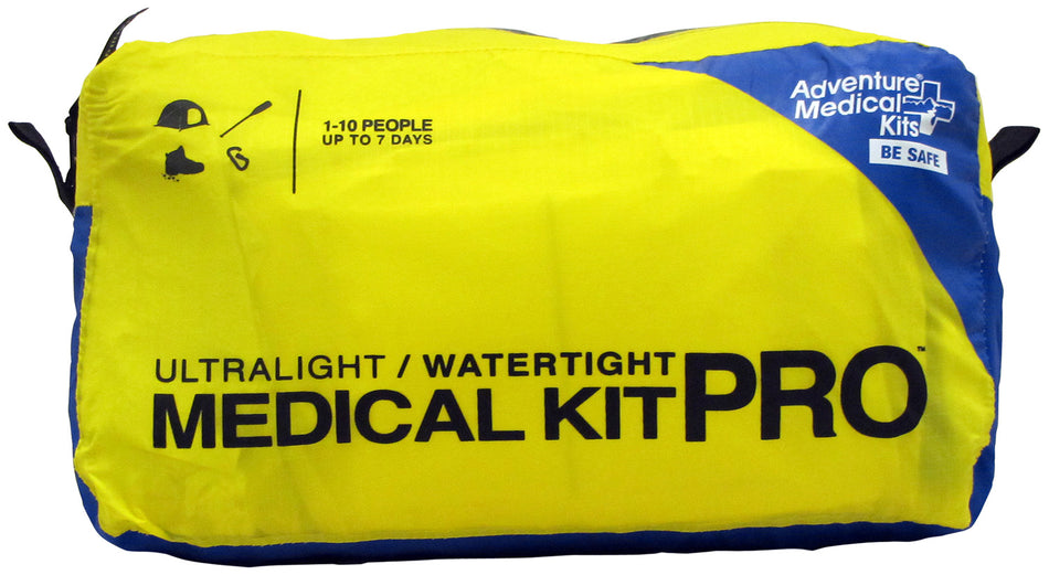AMK Ultralight Pro Watertight First Aid Kit with CPR Mask and SAM Splint - Yellow