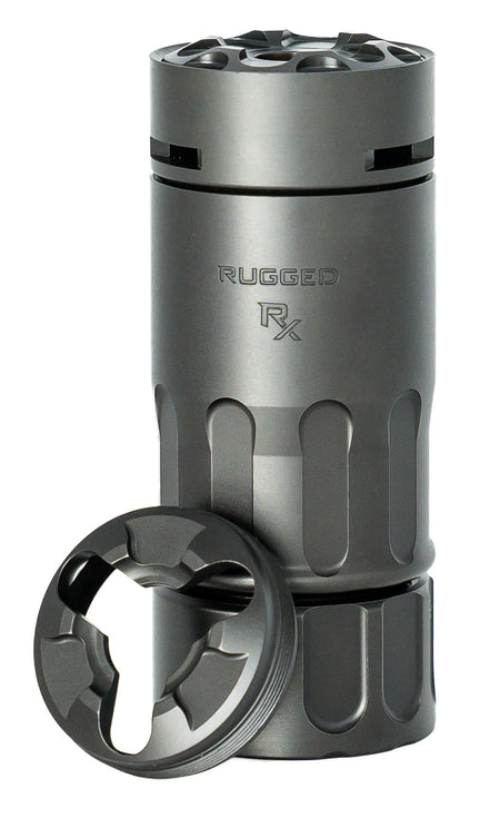 Rugged RX001 RX Modular Blast Diverter and Muzzle Brake Black Nitride 17-4 Stainless Steel Dual Taper Lock