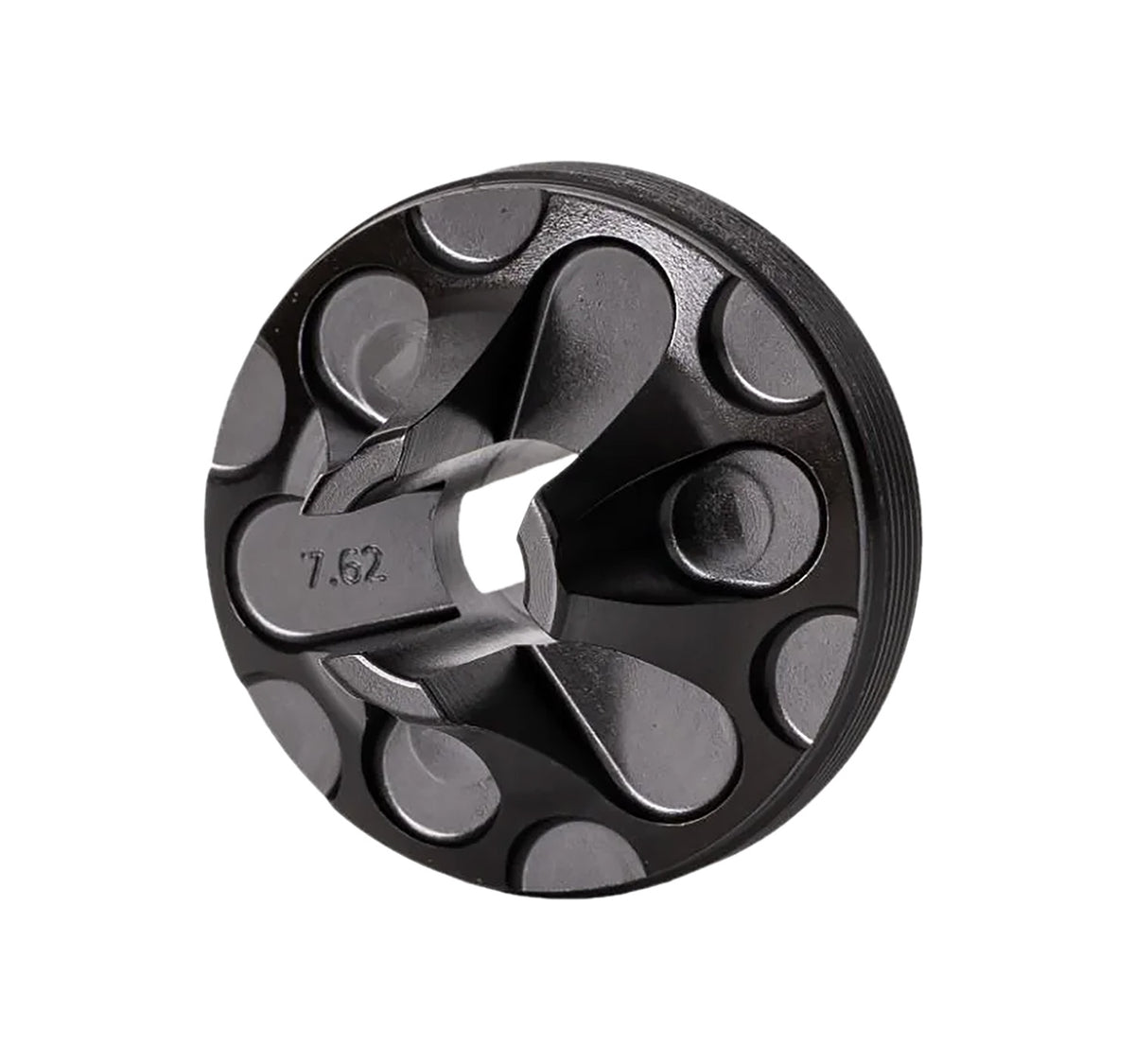Rugged Suppressors FC006 Black Steel Flash Hider Front Cap 7.62mm