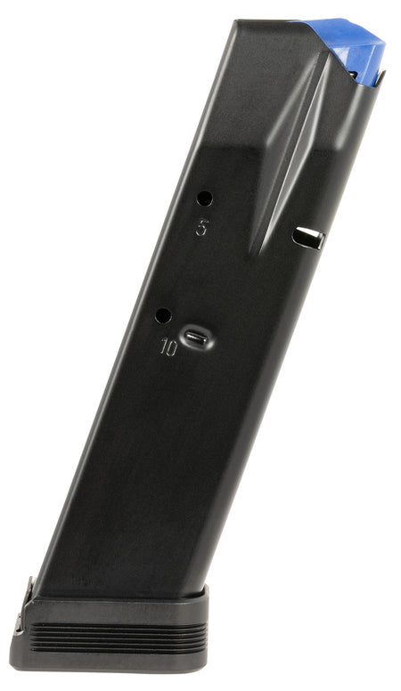 Mec-Gar MGCZ7510M CZ 75B 85B SP-01 Shadow 9mm Luger 10rd Extended Competition Blued Carbon Steel Magazine