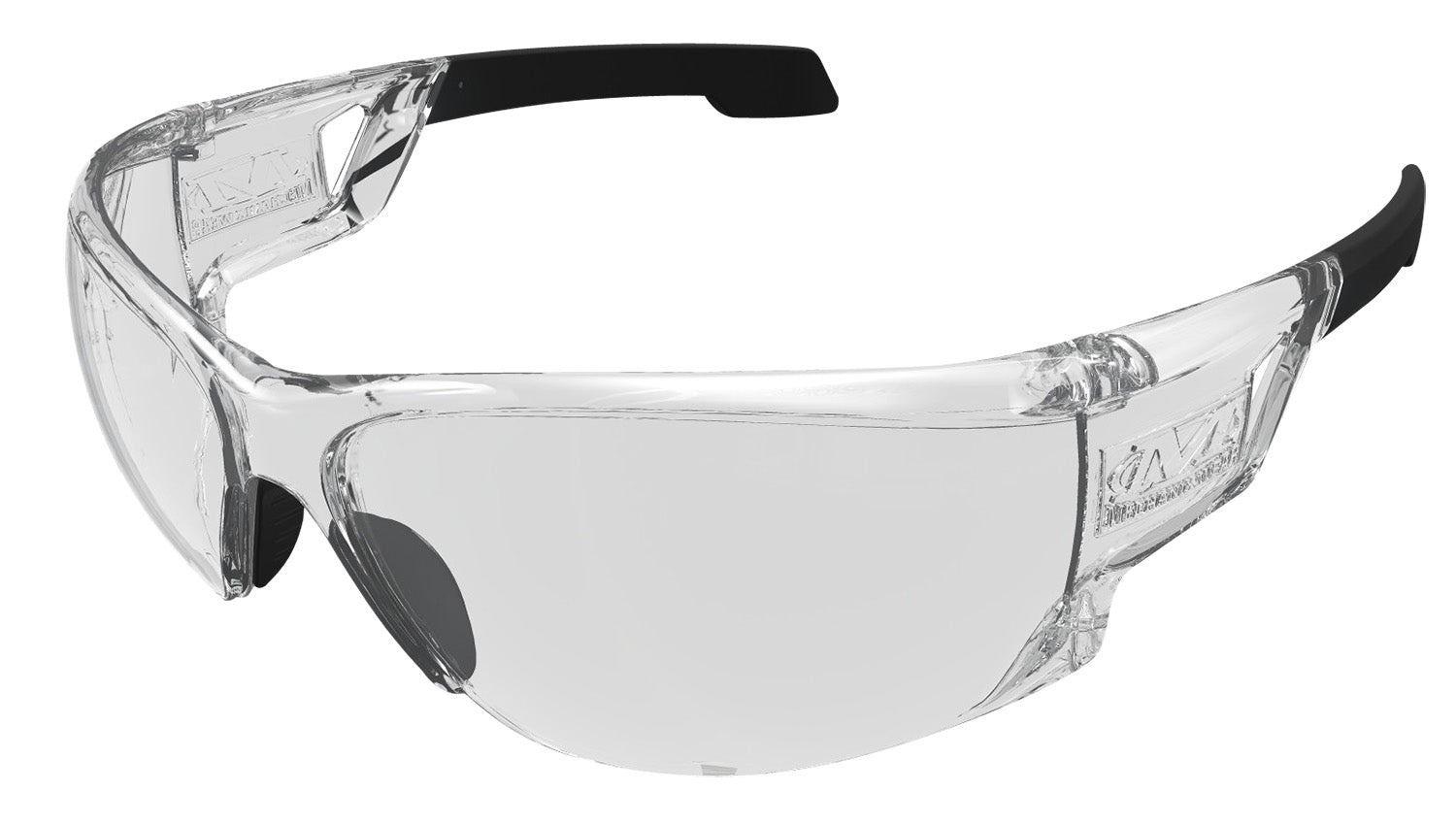 Mechanix Wear Vision Type-N OSFA Anti-Scratch Clear Lens Safety Eyewear Black Frame