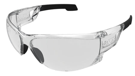 Mechanix Wear Vision Type-N OSFA Anti-Scratch Clear Lens Safety Eyewear Black Frame