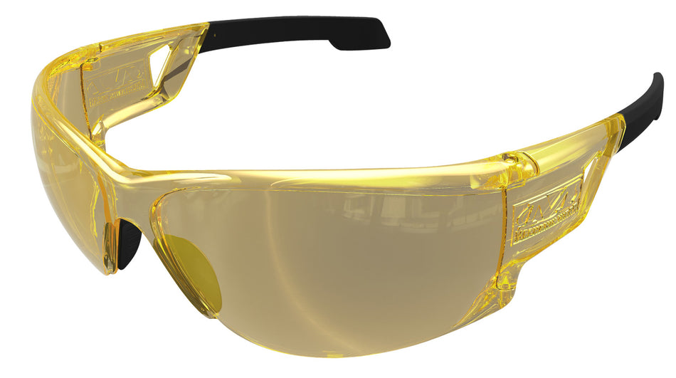 Mechanix Wear Vision Type-N OSFA Anti-Scratch Amber Lens Safety Eyewear Black Frame