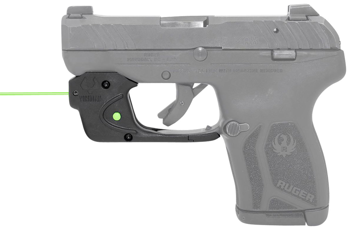 Viridian 912-0071 Ruger LCP MAX E-Series Green Laser Sight Black