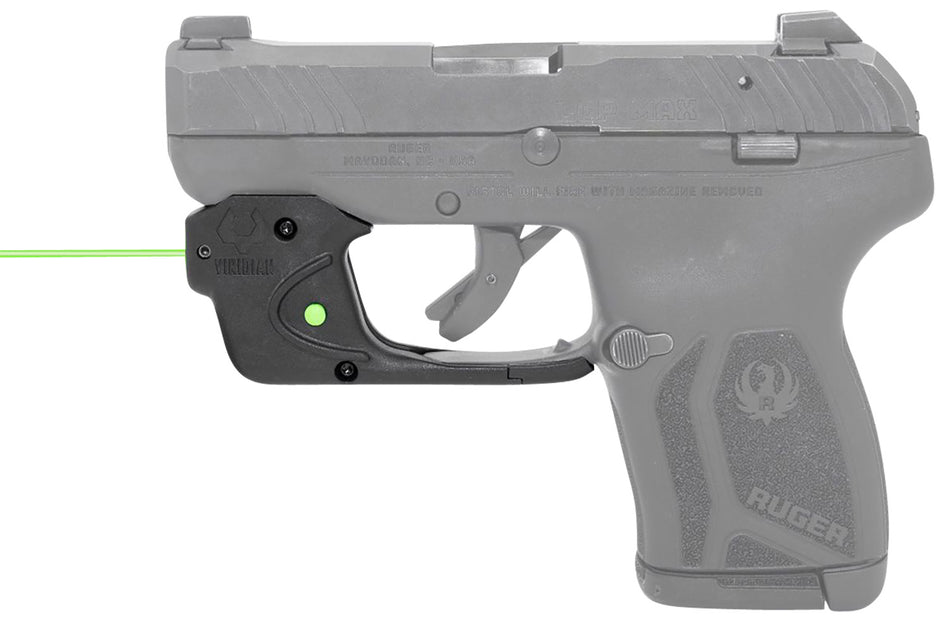 Viridian 912-0071 Ruger LCP MAX E-Series Green Laser Sight Black