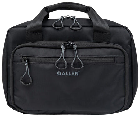 Allen 3639 Black Nylon Double Handgun Bag Holds 2 Subcompact Pistols & Accessories