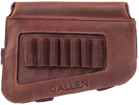Allen 8519 Westcliff Full Grain Leather Buttstock Cartridge Carrier 7 Round Rifle
