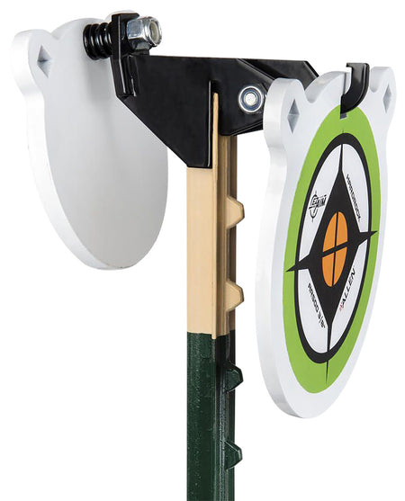 EZ-Aim 15634 Fence Topper Gong Hook with Recoil Spring, 7" Steel, Black/Brown