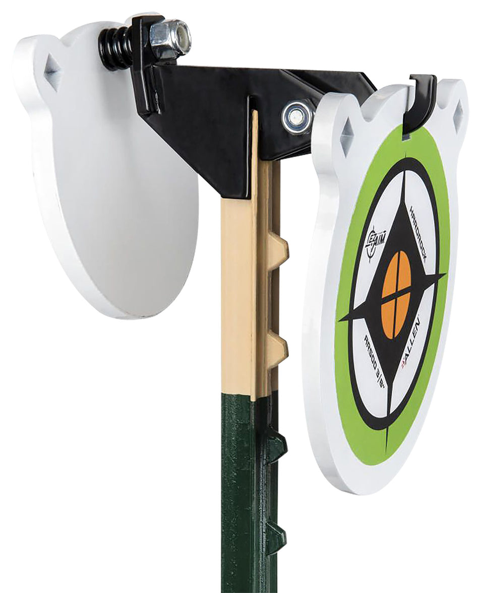 EZ-Aim 15634 Fence Topper Gong Hook with Recoil Spring, 7" Steel, Black/Brown