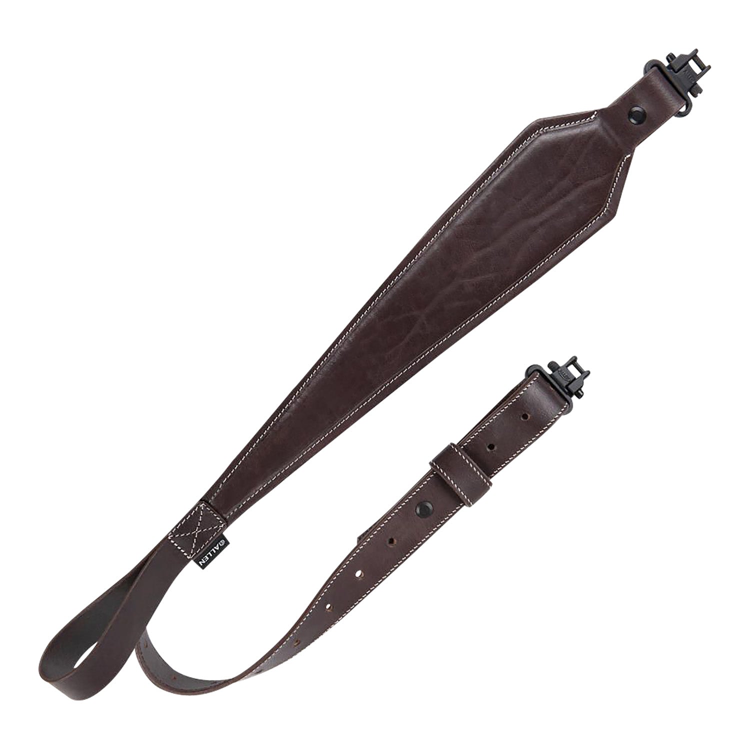 Heritage Cases Plain Dark Leather Sling Dark Mahogany 28"-35" Adjustable Rifle