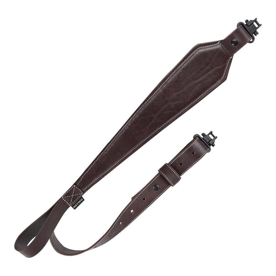 Heritage Cases Plain Dark Leather Sling Dark Mahogany 28"-35" Adjustable Rifle