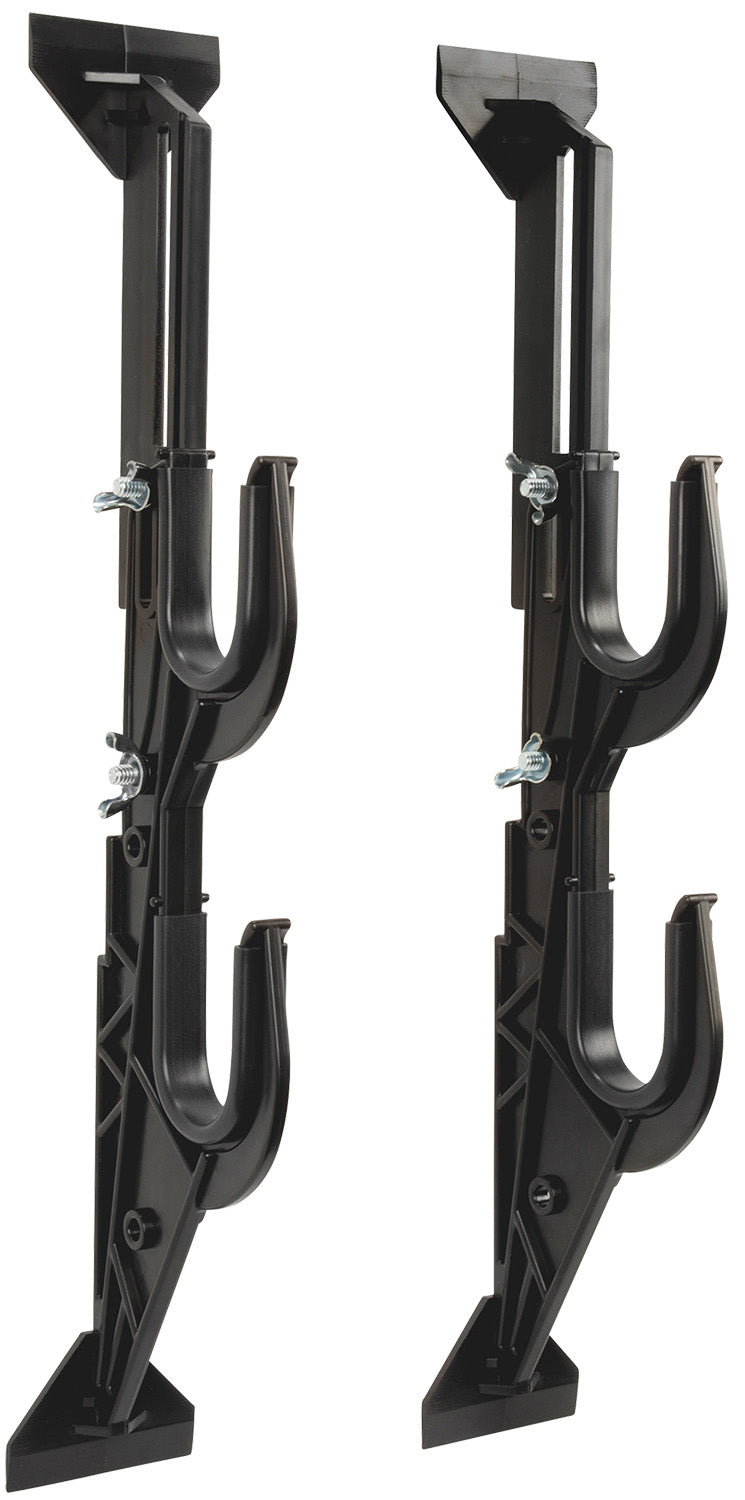 Allen Gun and Bow Rack Black Injection-Molded Polymer, Holds 2, Vehicle or Wall Mount