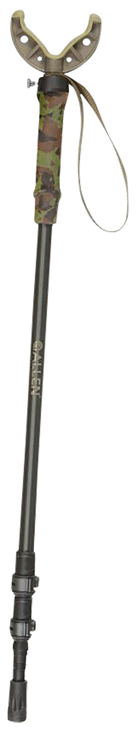 Allen Axial 21410 Shooting Stick Black Aluminum 61 Inch Extending with Camera Mount Thread