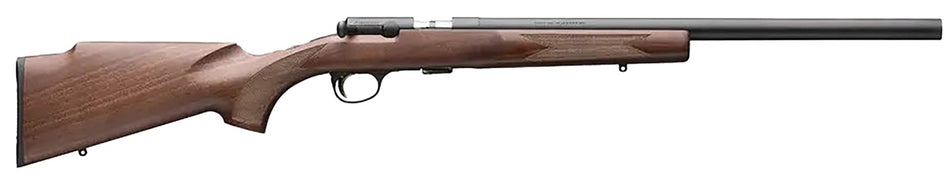 Browning T-Bolt Target SR .22 WMR 10+1 20" Heavy Bull Threaded Barrel Rifle - Matte Blued, Grade I Walnut Stock