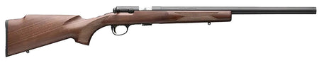Browning T-Bolt Target SR .17 HMR 10+1 20" Heavy Bull Threaded Barrel Rifle - Matte Blued Steel, Grade I Walnut Stock