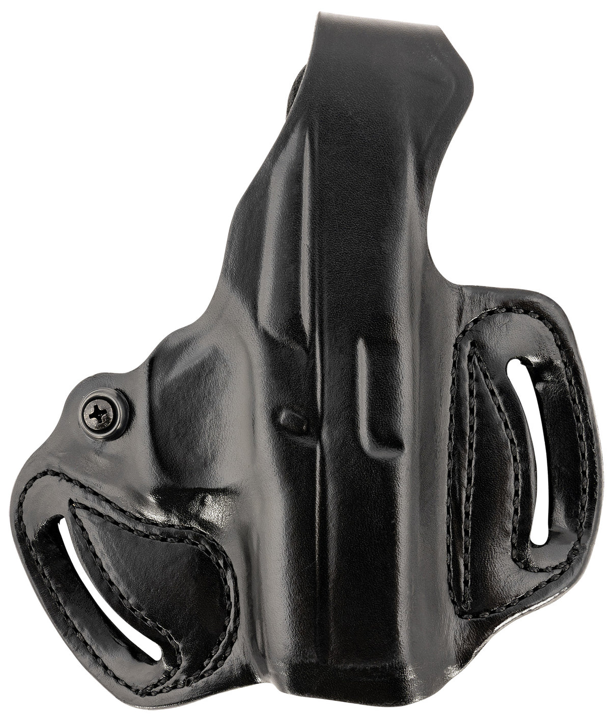 DeSantis Thumb Break Mini Slide OWB Black Leather Belt Slide Holster Glock 43/43X/48 RH