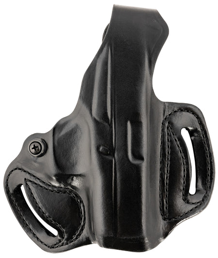 DeSantis Thumb Break Mini Slide OWB Black Leather Belt Slide Holster Glock 43/43X/48 RH