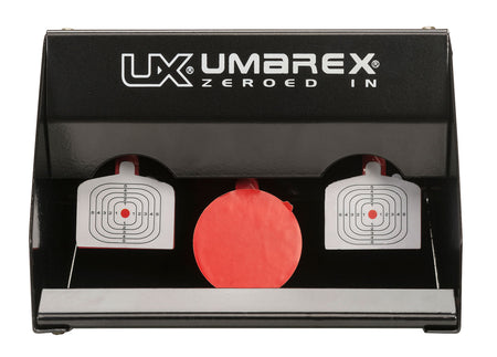 Umarex Trap Shot 2218075 Re-Settable Steel Air Rifle Shooting Target Red/White