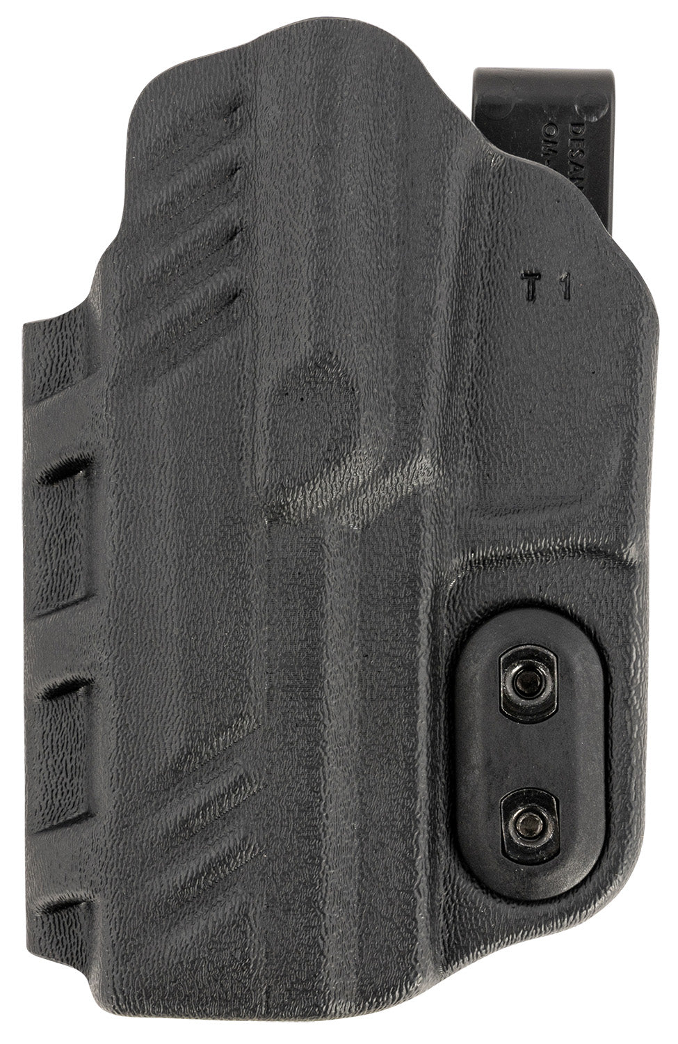 DeSantis Slim-Tuk IWB Holster Black Kydex Fits Sig P320 1.75" Belt Ambidextrous