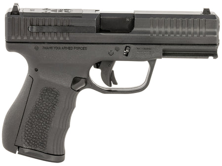 FMK G3 9mm Luger Pistol, 14+1 Capacity, 4" Stainless Barrel, Optic-Cut Slide, Black Frame