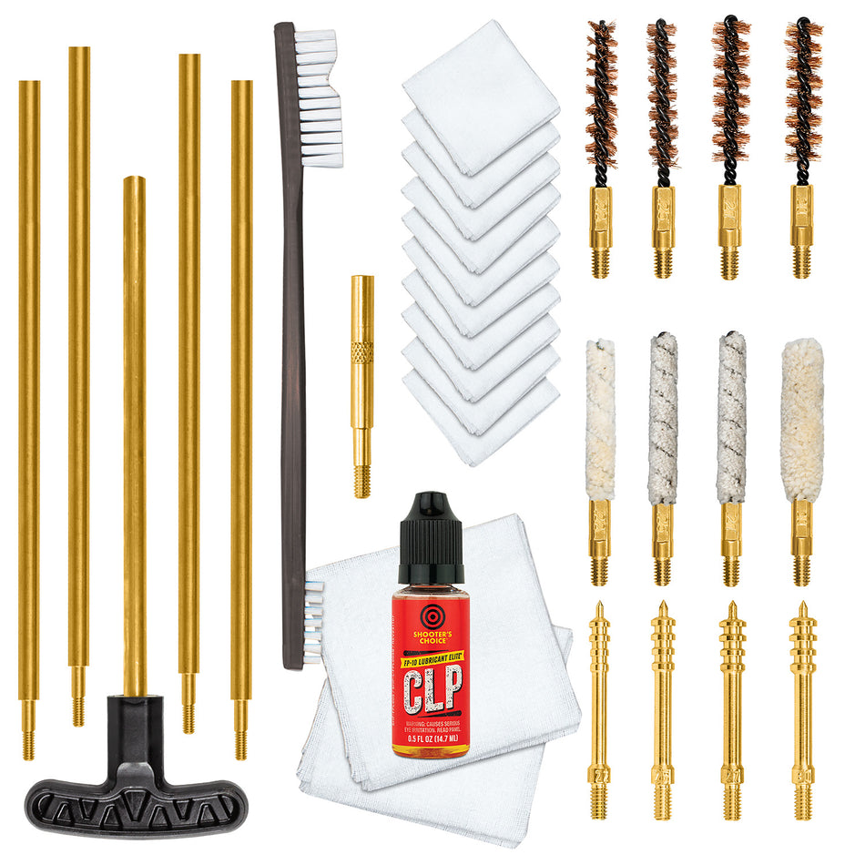 Otis FGSRSMCR Multi-Caliber Rifle Maintenance Cleaning Kit with Brass Rods