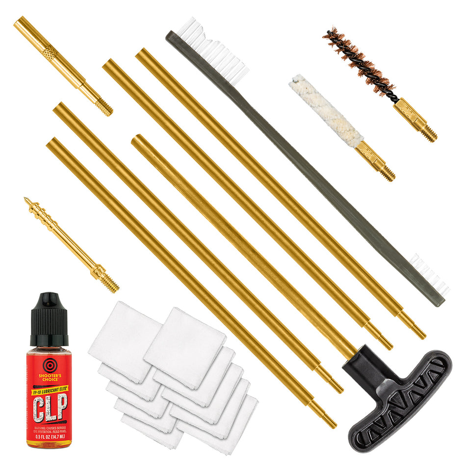 Otis FGSRS22 .22 Cal/.223/5.56mm Rifle Pistol Cleaning Kit with Brass Rods