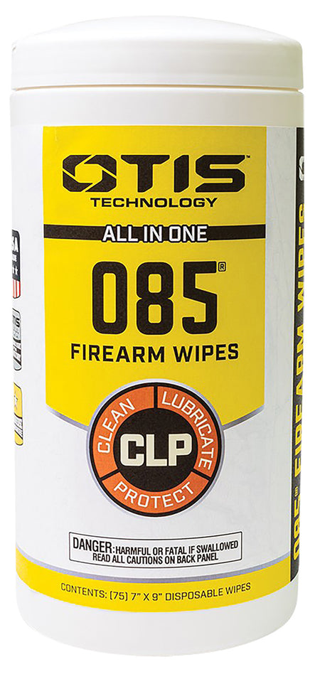 Otis O85 CLP Cleans Lubricates and Protects Against Rust Wipes 75 Pack