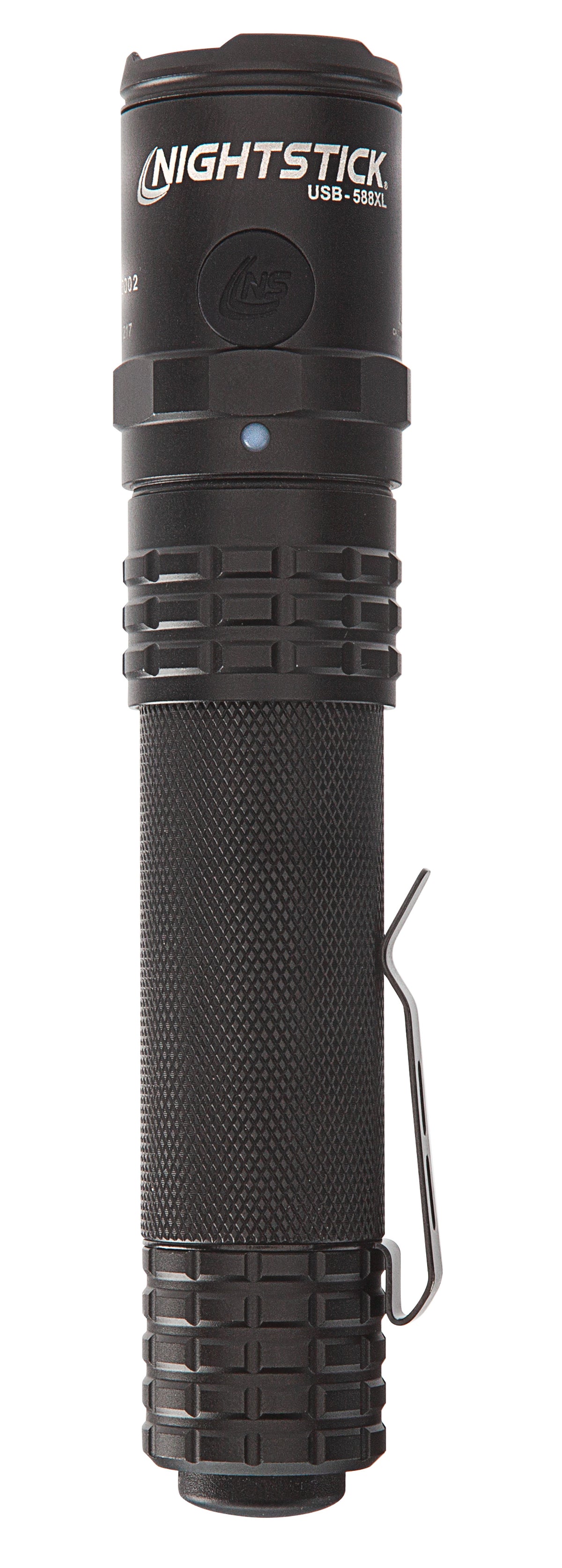 Nightstick USB-588XL Dual-Light Tactical Flashlight 1100/850 Lumens Rechargeable USB-C Black Anodized